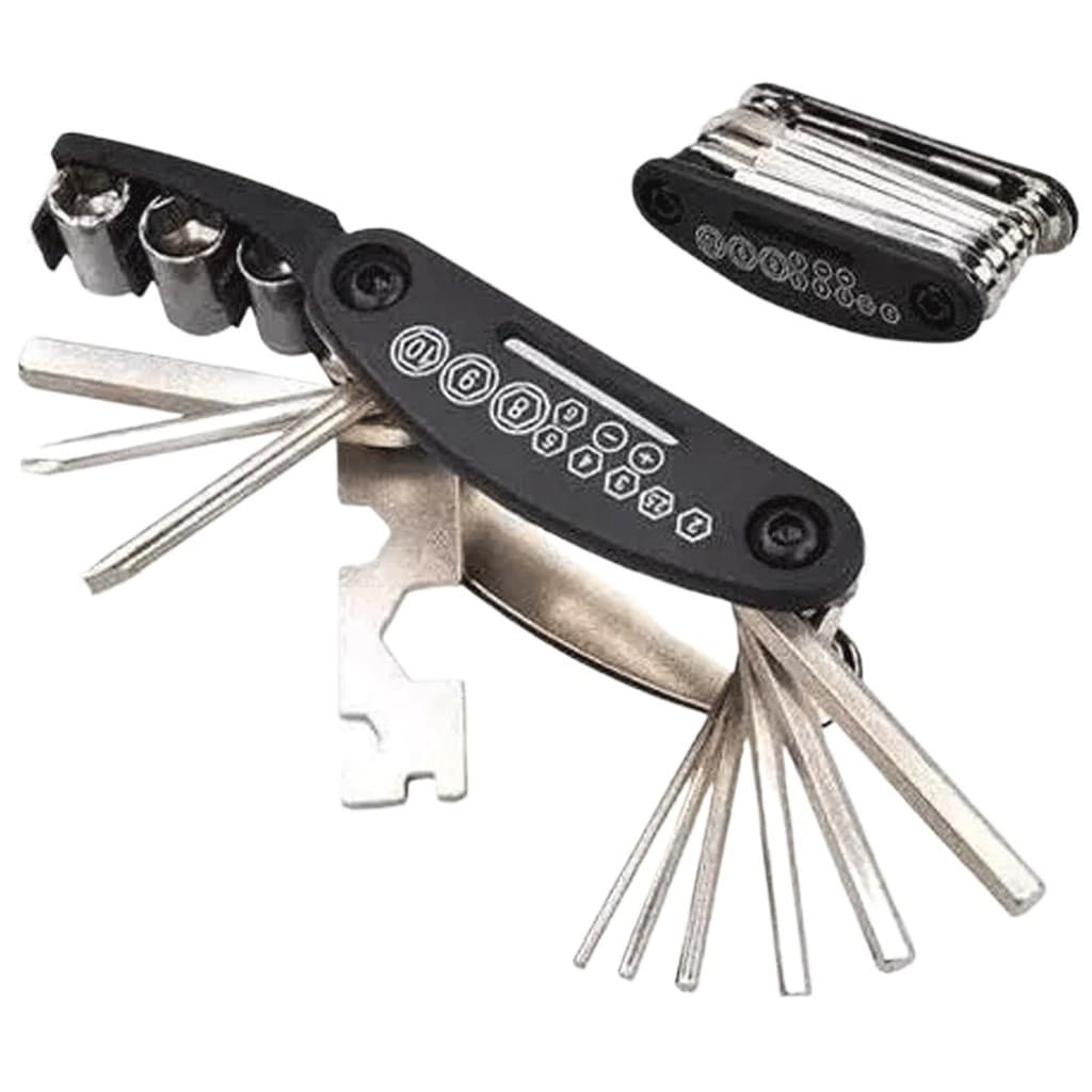 Kit De Reparo E Remendo Manutenção Para Bicicletas Com Chave Allen Bike