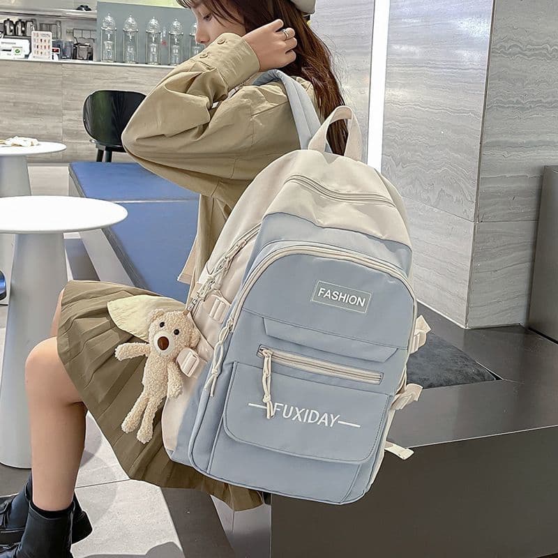 Mochila escolar para meninas do ensino médio, estudantes universitários, nicho Original, grande capacidade, nova mochila