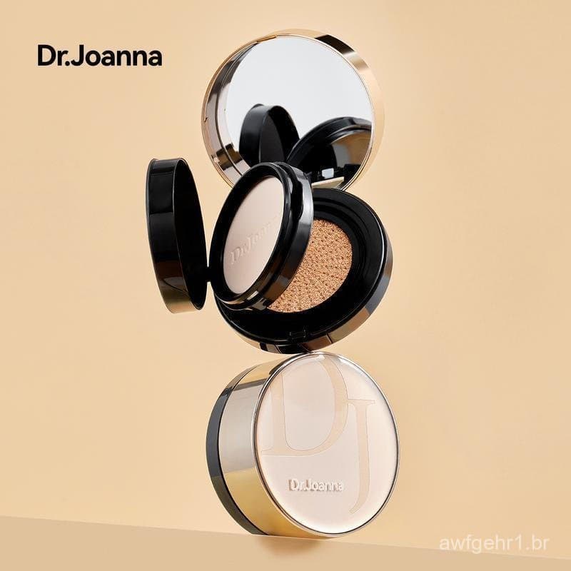JOYRUQO Dr.Joanna Flaxseed Bosein Pó Compacto CC + Pó Fixador de Dupla Camada Nutritivo e Impecável URXZ OBO4