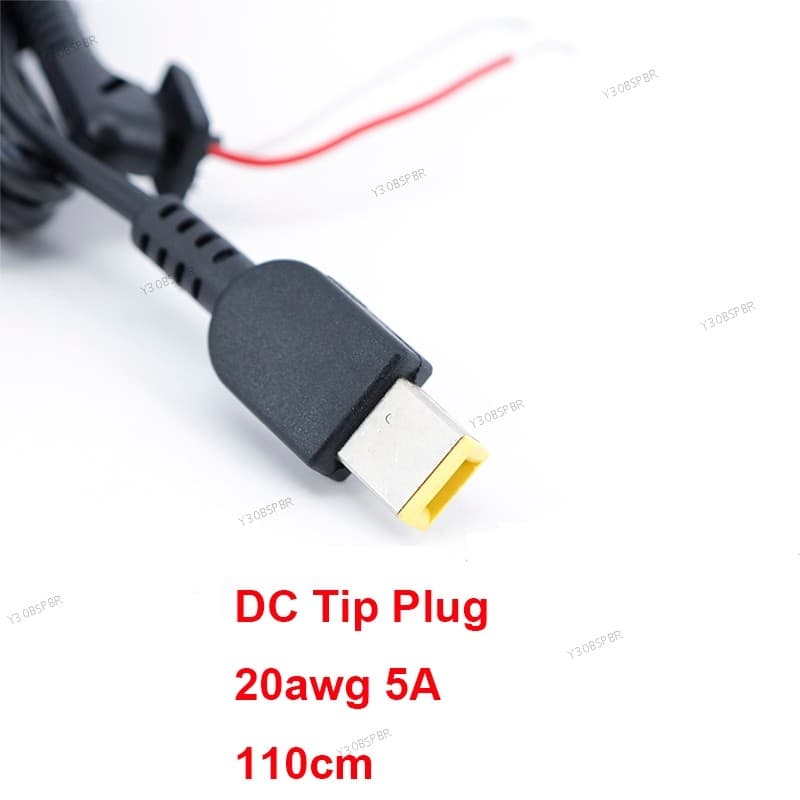 2 Pçs 2pin Reparação DC Ponta Plug Conector Cabo Fonte De Alimentação Do Portátil Estender Carregador Adaptador 20awg 5A