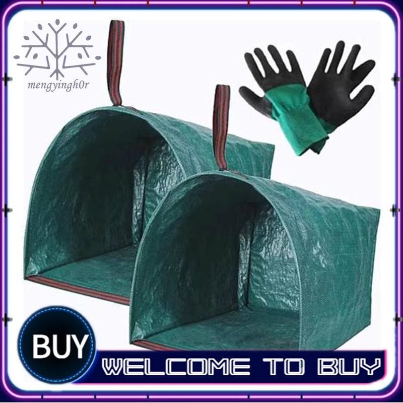 Para Coleção De Gramado E Folhas , Saco De Lixo Compatível Com 2 Pacotes Grande Abertura Estilo Pá Luvas De Jardinagem I