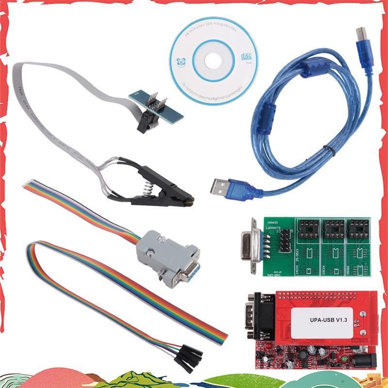UPA-USB . 3 SN : 050D5A5B Ferramenta De Tunning De Chip ECU Adicionar Scripts Com Funções Programador
