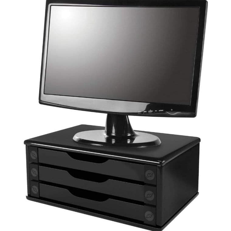 Suporte para Monitor c/ 3 Gavetas - Souza