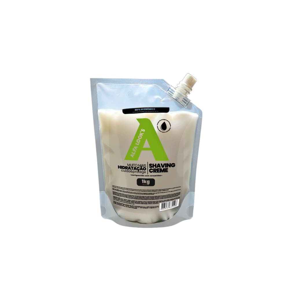REFIL SHAVING CREME 1KG – ALFA LOOKS