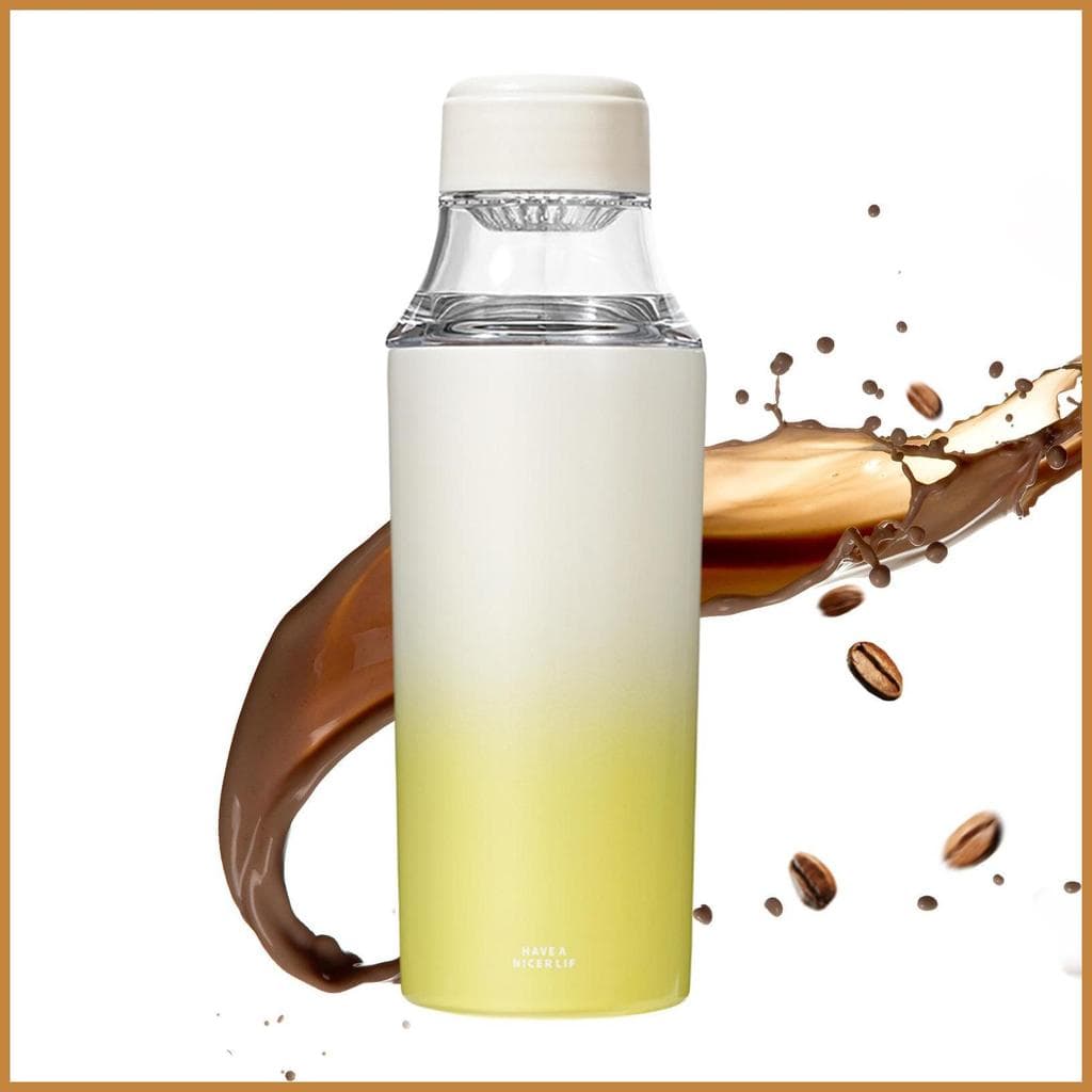 Garrafas De Água De Aço Inoxidável 450ml Gradiente À Prova De Vazamento Com Filtro De Chá Garrafa Academia Copos Para Be