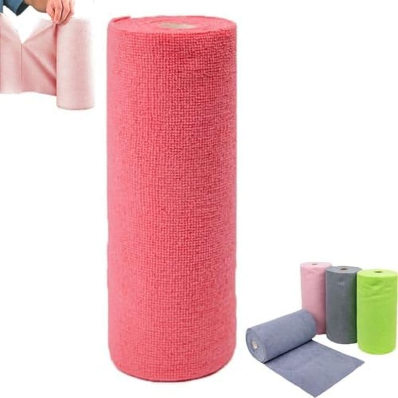 Rolo De Toalhas De Papel De Microfibra Reutilizáveis JDIV , Pano Para Limpeza , Toalha Rasgado , Panos De Prato Ultraabs