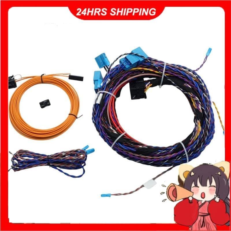 Kit De Chicote Elétrico De Alto-Falante De Áudio De Carro Para Série E60 5-Solução De Atualização De Cabo De Adaptação