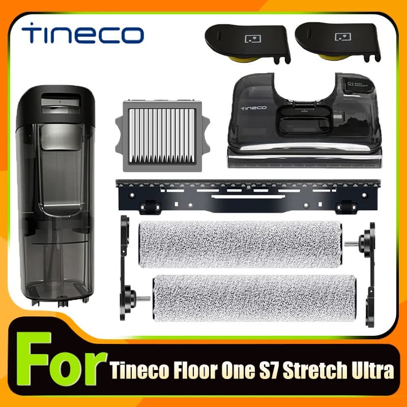 Para Tineco Piso Um S7 Estiramento Ultra Acessórios Aspirador De Pó Escova Rolo E Filtro Heap Peças Do Tanque Água Suja