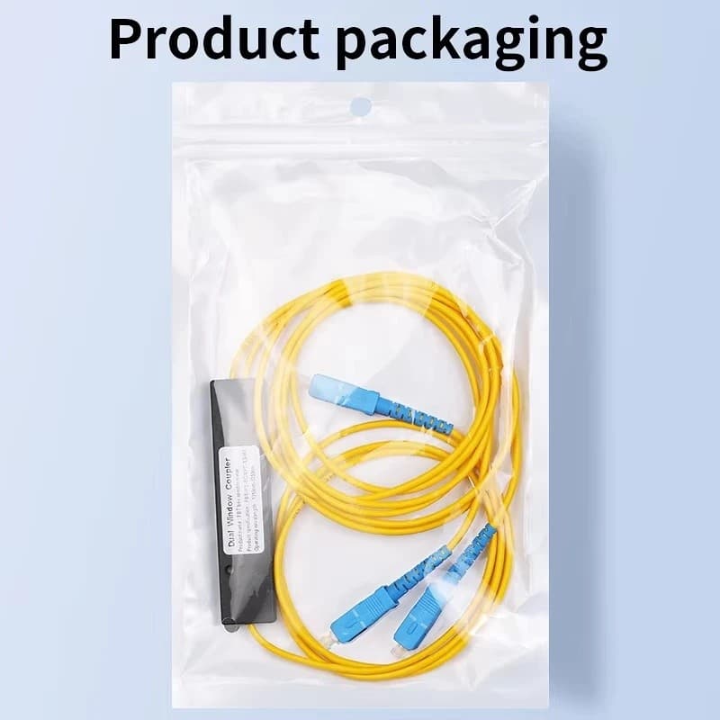 Divisor De Fibra Óptica 1x2 SCUPC-FTTH Cônico 1 A 2 Caixa Divisora 1 Ponto 2 PLC