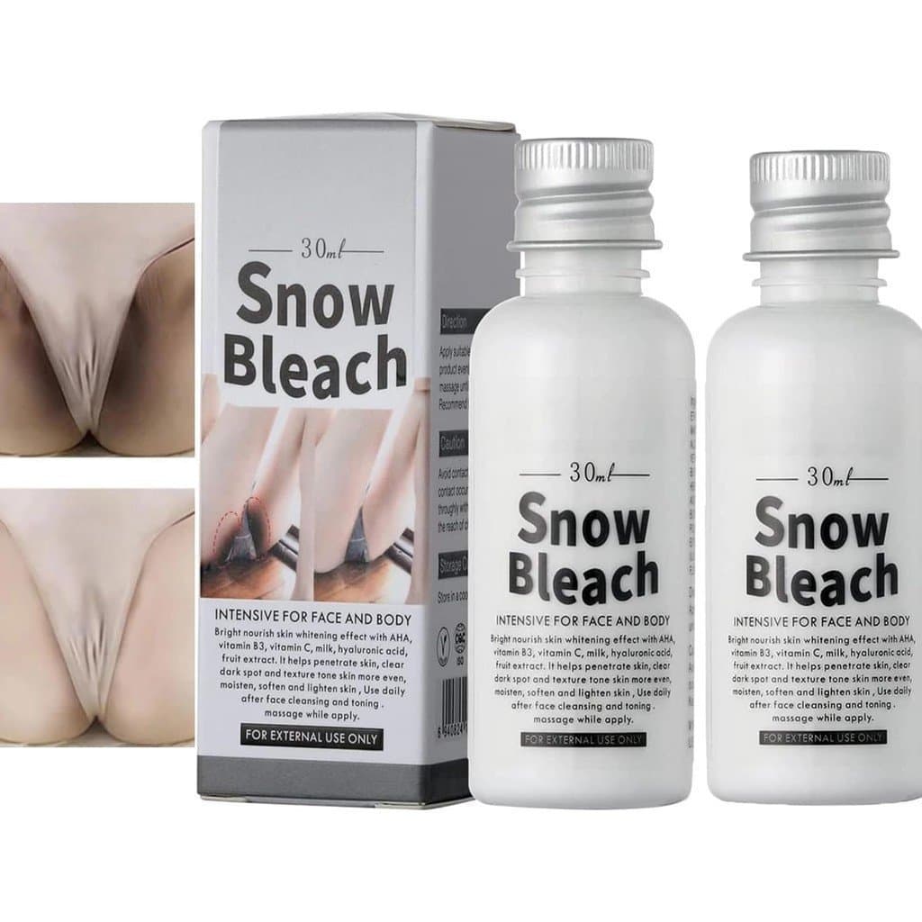 Conjunto de 2 peças de creme clareador para partes íntimas, creme clareador para pele escura, corretor de manchas escura