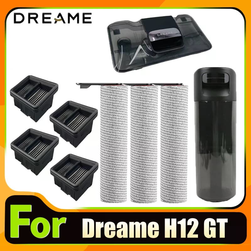Peças Sobressalentes Para Aspirador De Pó Dreame , H12 GT , Escova De Rolo Principal , Filtro Hepa , De Tanque De Água S