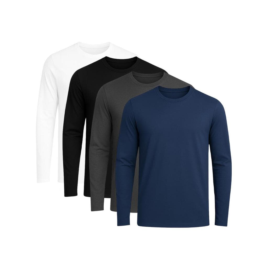 Camiseta Dry Fit Manga Longa Masculina Academia Esportiva Basica Academia Treino - ENVIO IMEDIATO