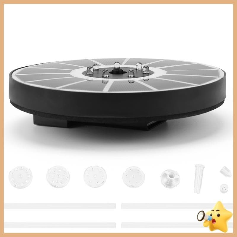 Fonte Solar De 3.5 W Para Banho De Pássaros Fontes De Água Solares LED Com Bateria De 2200mAh Bomba De Movida A Energia-