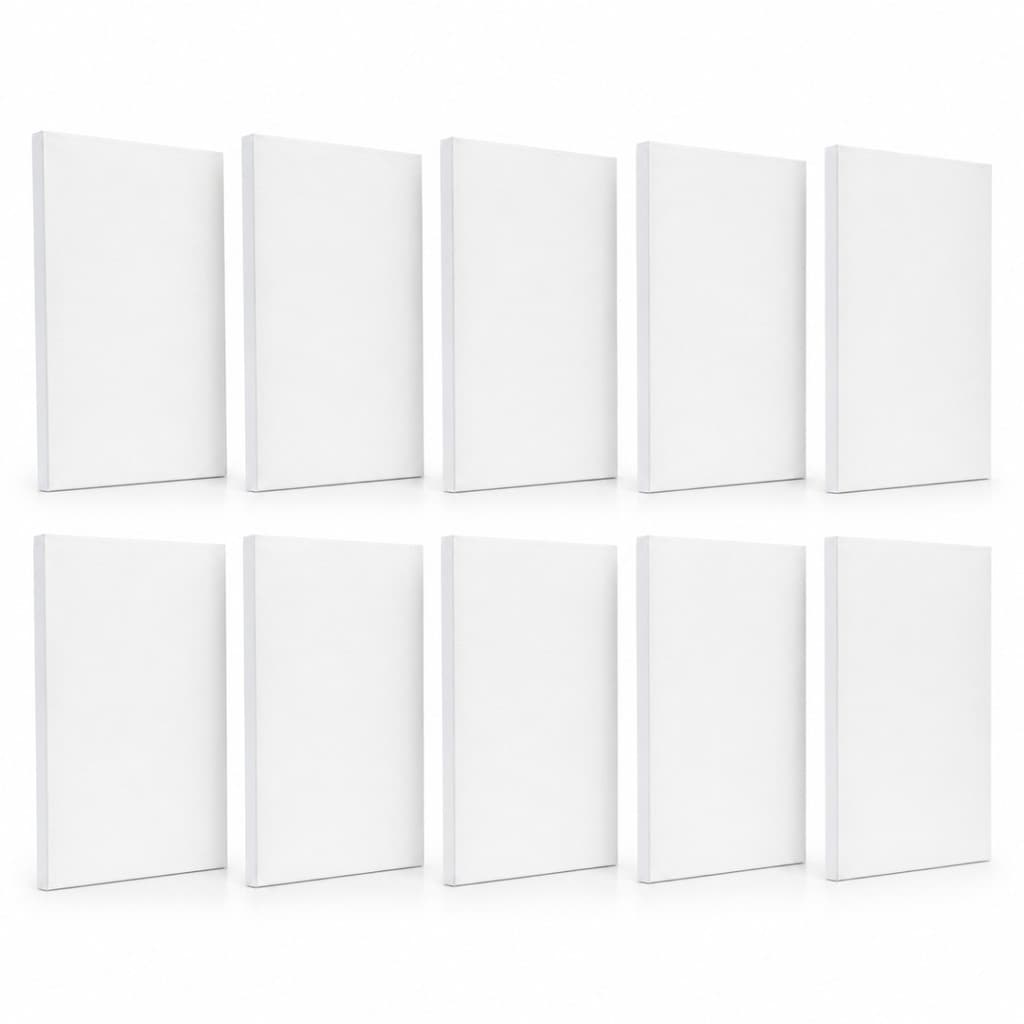 Kit 10 Tela de Pintura Escolar Souza Tamanho 20x30 cm Chassi MDF 8304 Atividades Infantis Escolares