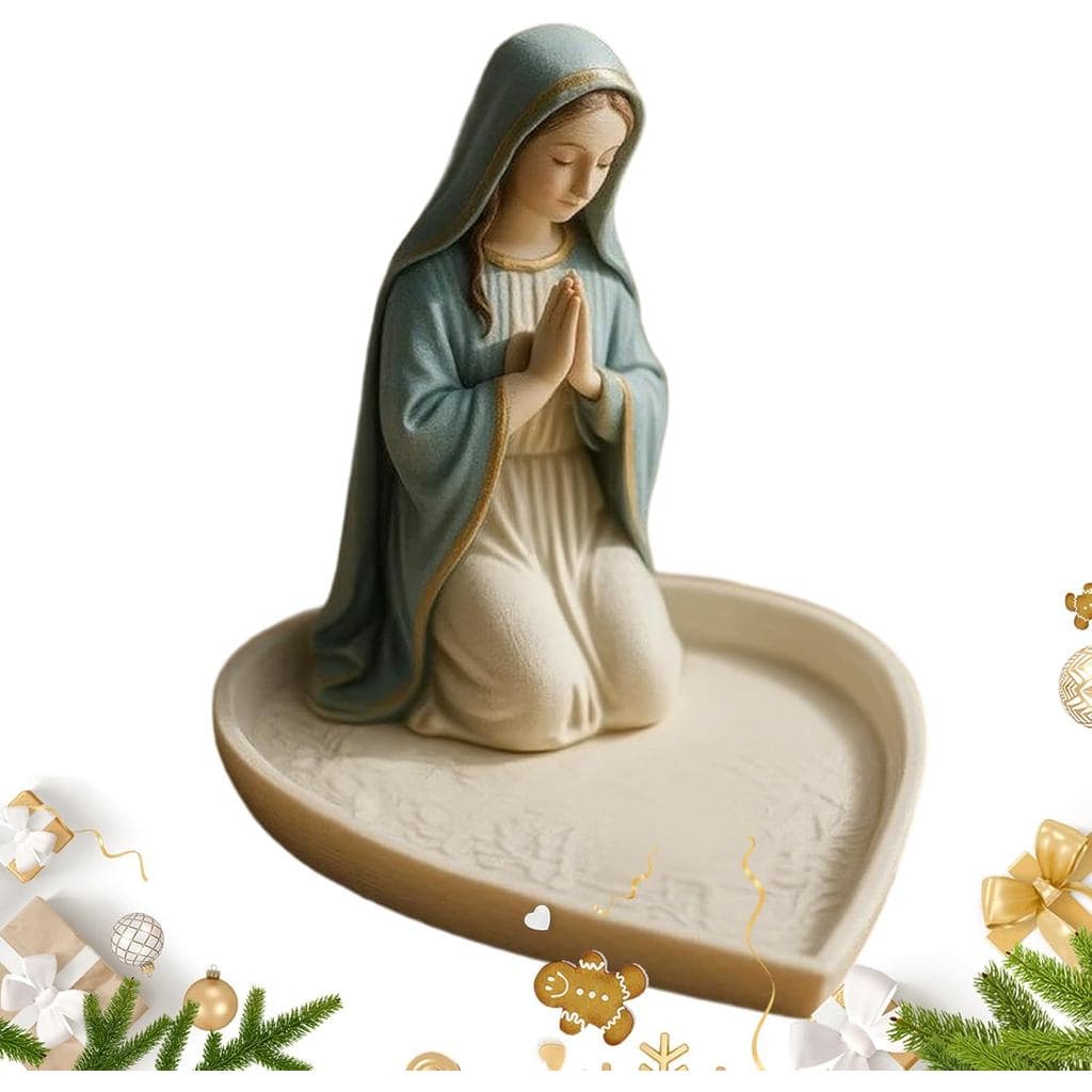 Suporte para Rosário Católico - Suporte para Armazenamento de Terços, Suporte Religioso Católico para Sala de Estar, Est
