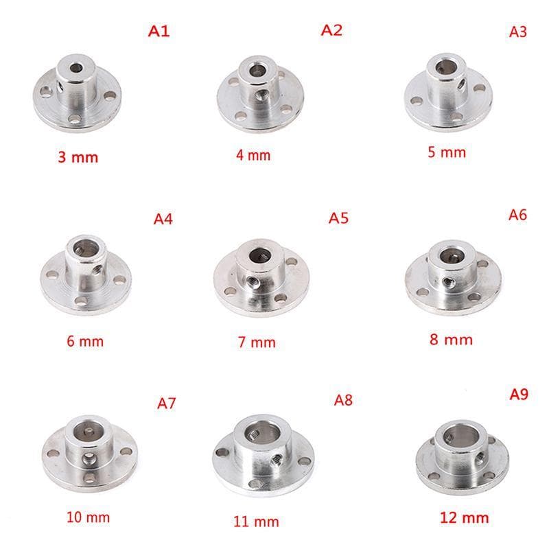 Acoplador De Eixo Guia Do motor De Acoplamento De flange Rígido 3/4/5/6/7/8/10/11/12mm