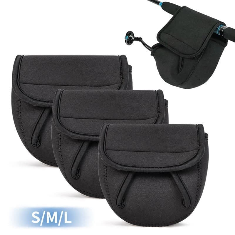 Etiqueta pronta estoque Bolsa Universal para roda de pesca com isca Bolsa para roda giratória Bolsa leve para roda com g