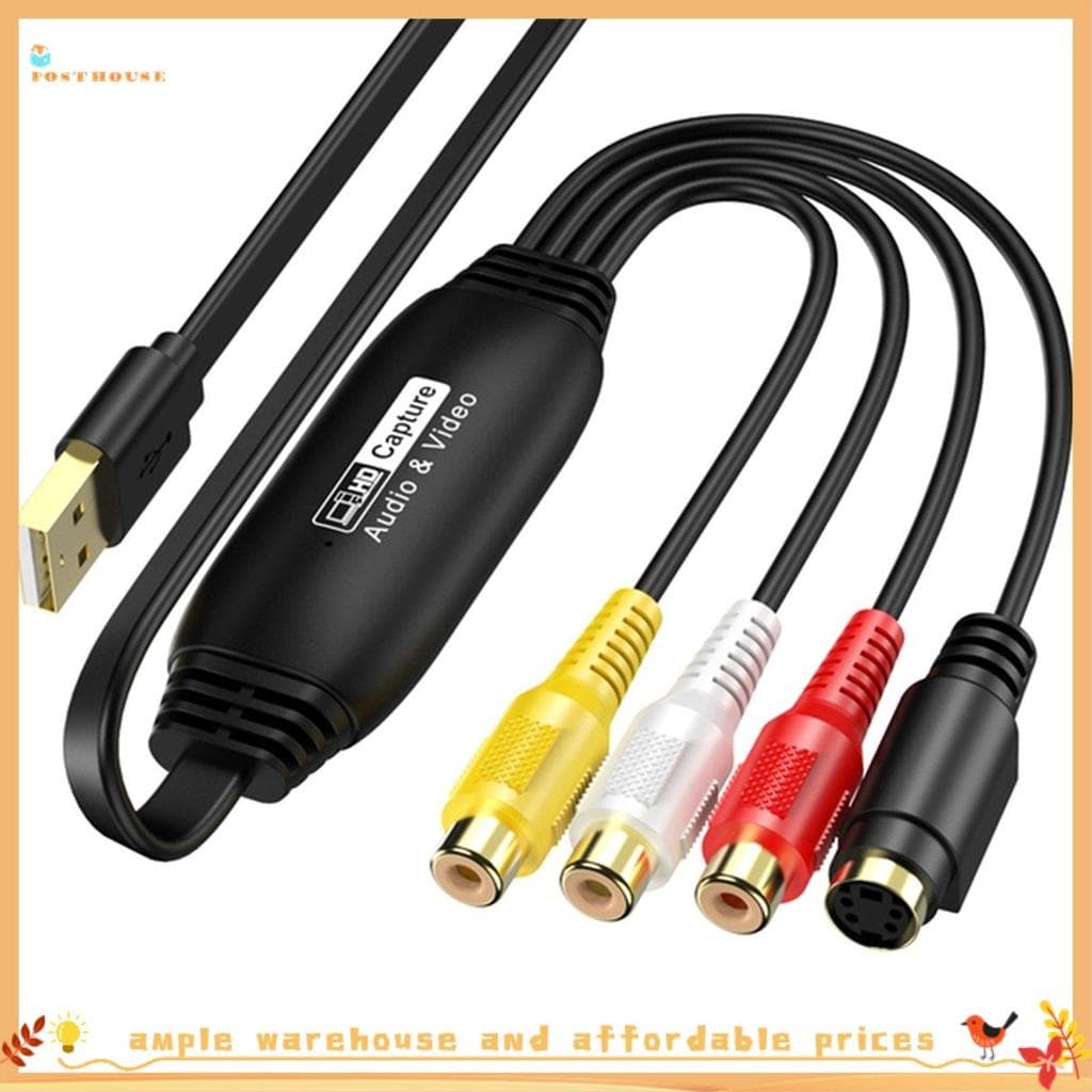 Codedclarkbrs4 Alto-Falante Captura De Vídeo USB Para Conversor Digital Placa De Áudio E 2.0 Sistema De Suporte De DVD D
