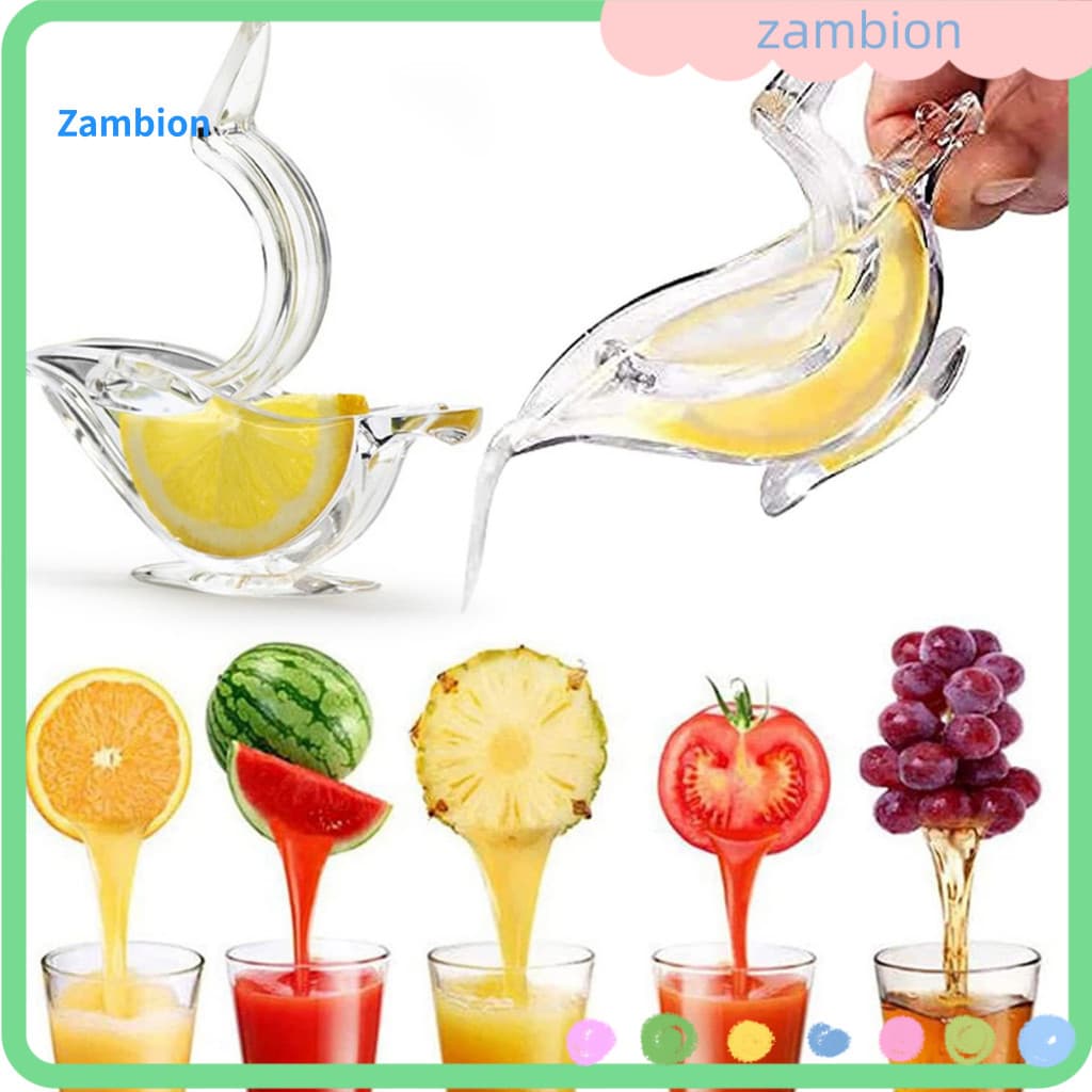 Manual Fruit Juicer Reusable Press Acrylic Squeezer Portable Transparent Citrus for Orange Lime Small Fruits Handheld Ex
