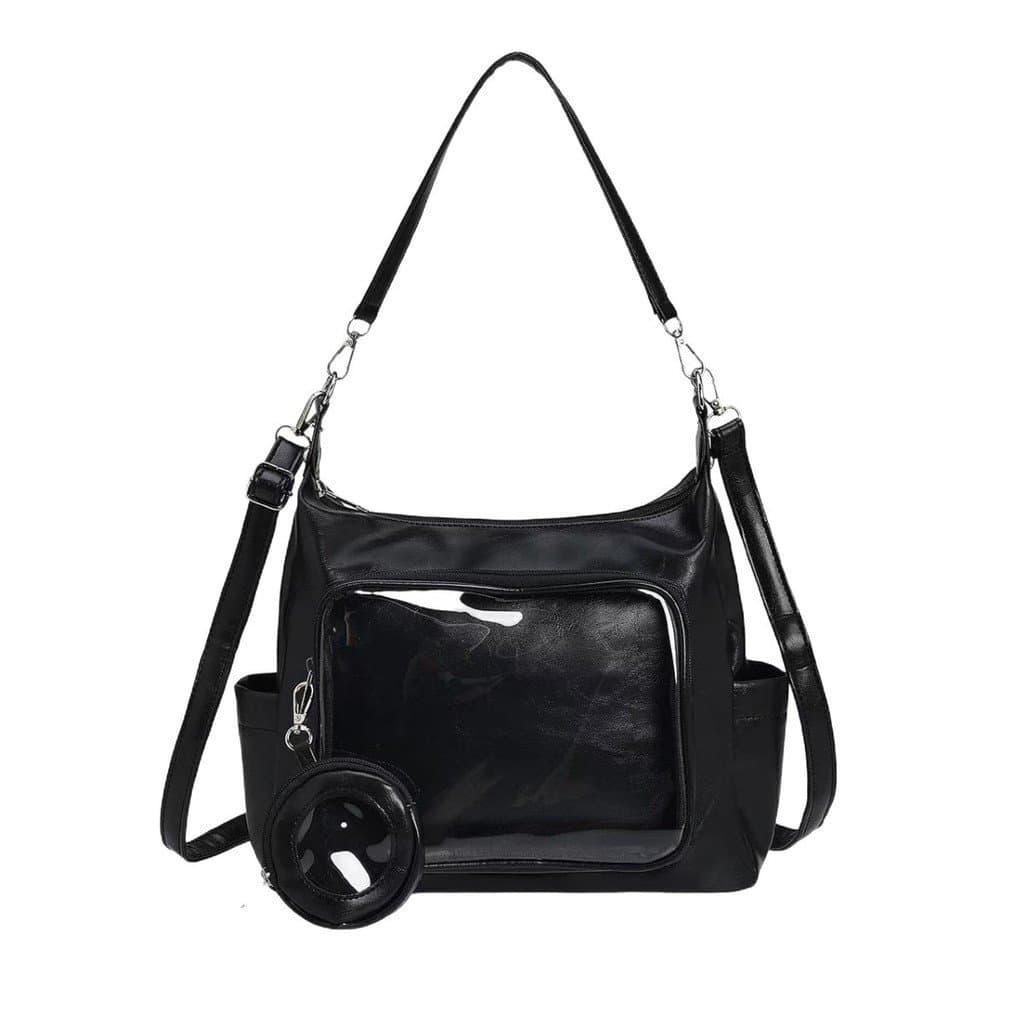 Nova Bolsa Ita Preta Brilhante 2026, Bolsa de Ombro de Grande Capacidade, Bolsa para Bonecas com Tema de Anime para o Di