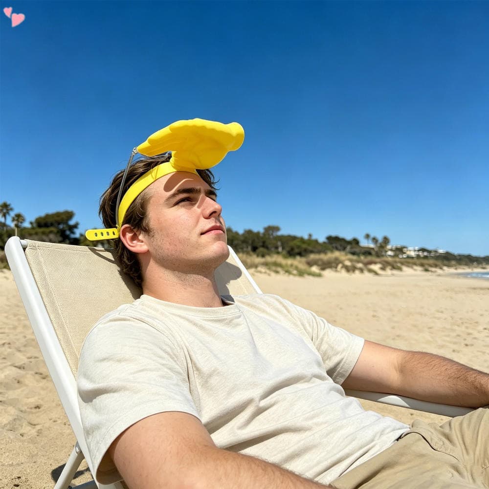 Chapéu De Sol Tamanho Palma , Chapéus De Festa Engraçados Em Formato De Mão , Faixa Criativa , Novidade , Praia , Ajustá