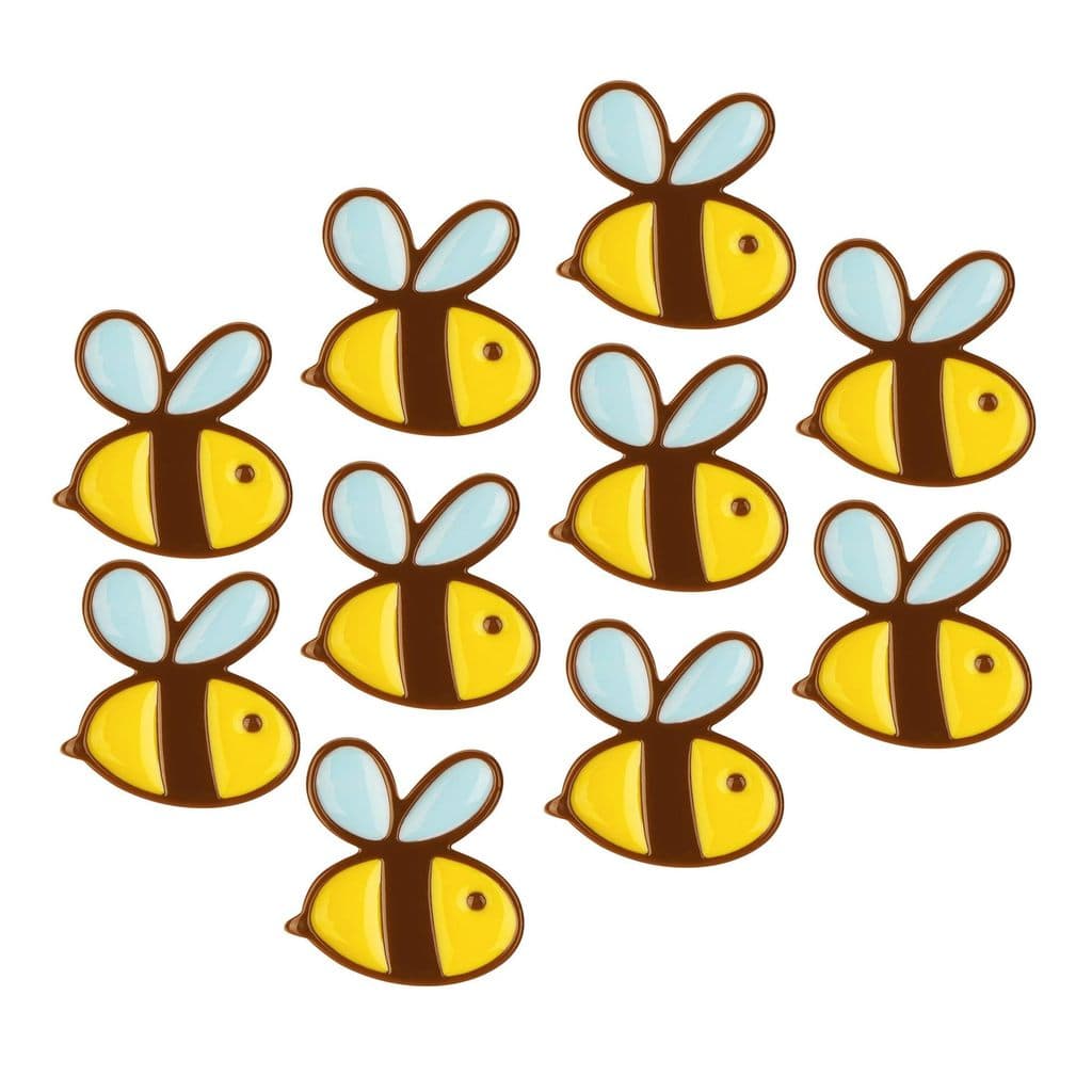 10PCS Ímãs Magnéticos de Abelha Fofos para Refrigerador, Adesivos para Quadro Branco, Ímãs Criativos de Resina, Decoraçã