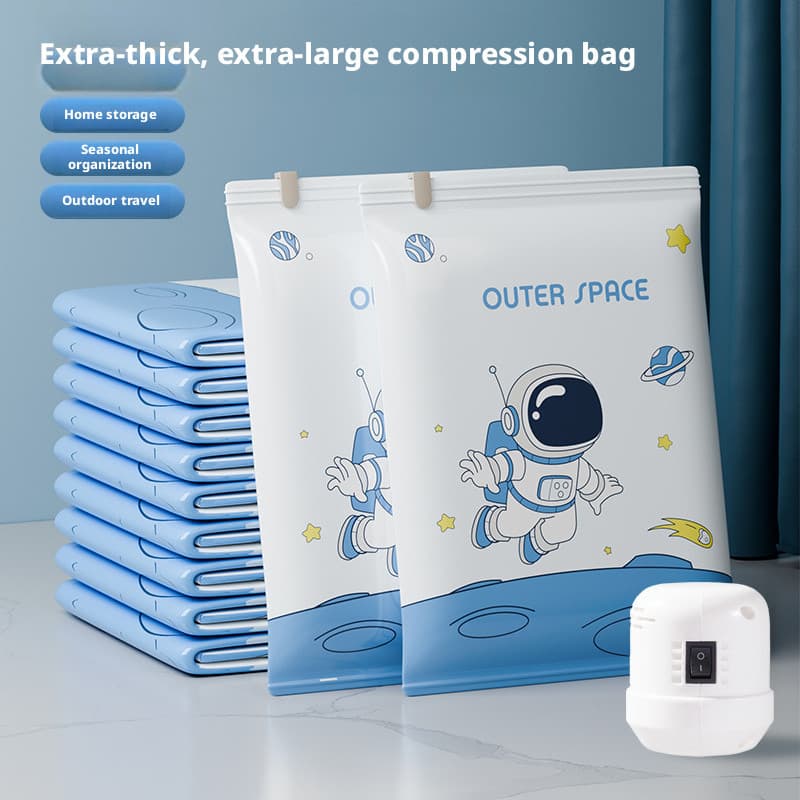 Armazenamento de guarda-roupa roupas colcha compressão saco de armazenamento selado de grandes dimensões saco de vácuo d