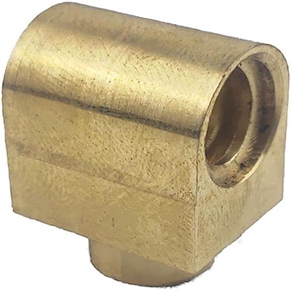 Porca de alimentação transversal para tornos Craftsman & Atlas, latão, rosca esquerda ACME 3/8" x 10, 1 peça
