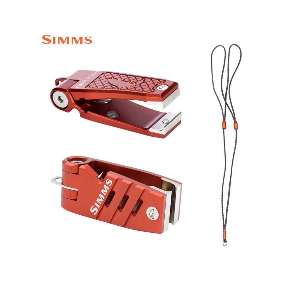 SIMMS tesoura de pesca Sub-braçadeira pendurado mosca isca frente fio tirante cinto ferramenta de pesca cinto de tirante