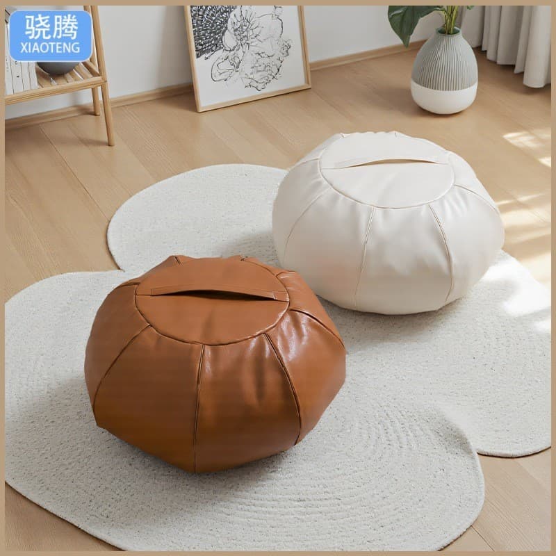 Multifuncional couro armazenamento cais casaco roupas antigas arrumado saco de armazenamento sala estar quarto Tatami Fu
