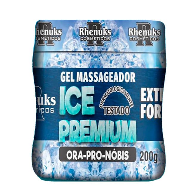 Gel Massageador Ice Premium Rhenuks 200g – Alívio Imediato de Dores Musculares e Contusões