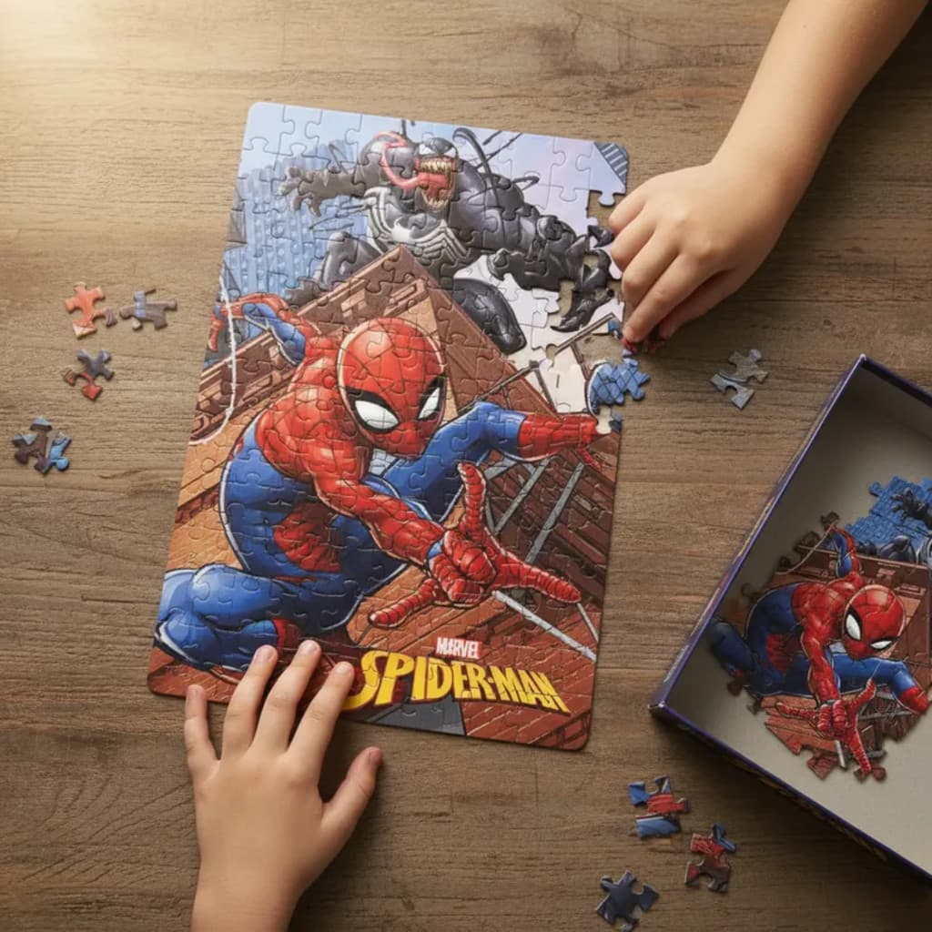 Quebra-Cabeça Infantil Spider-Man 100 Peças Isakids R9148