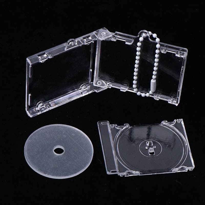 [Youngmg] Mini NFC Funcional CD Disc Case Chaveiro Periférico Álbum Comemorativo Porta-Chaves Para DIY Bapa Pingente ngm