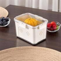 Cesto Organizador Vasilha Pote Caixa Recipiente Guarda Comida Conserva Fruta Armazena