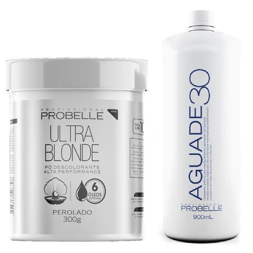 Kit Pó Descolorante Probelle Perolado 300g + Ox 30 Vol 900ml