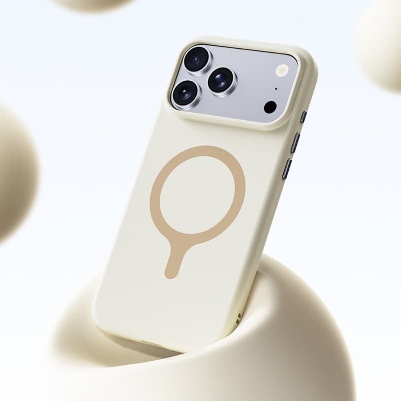 Cor Sólida Dopamina Caso De Telefone De Carregamento Sem Fio Para iPhone 17 Pro Max 18 16 Metal Botão Independente Borra