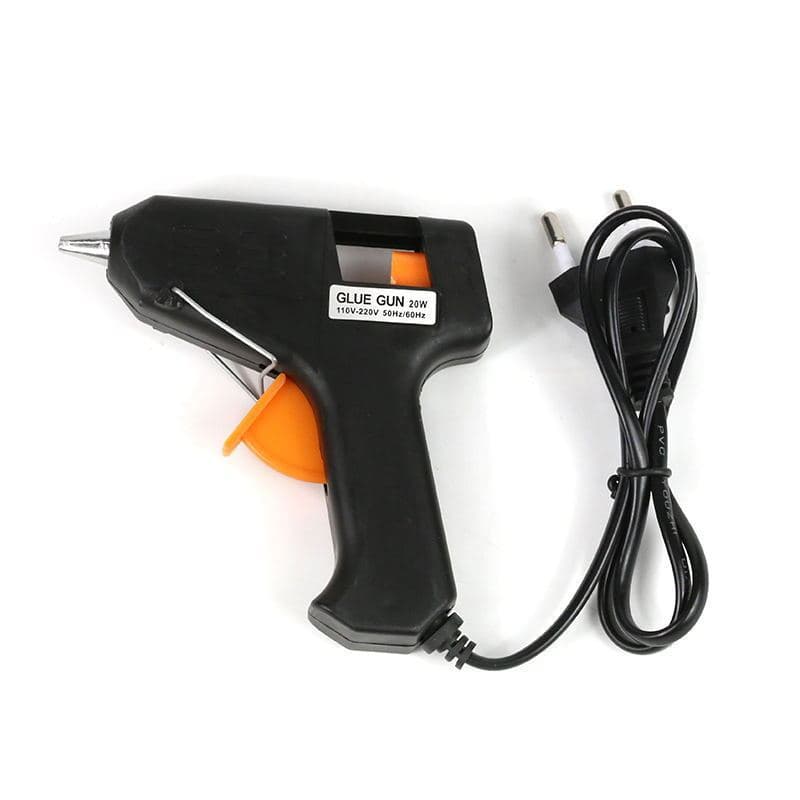 Transfronteiriço venda quente comércio exterior artesanal DIY pistola de cola quente pistola de cola preta com suporte 2