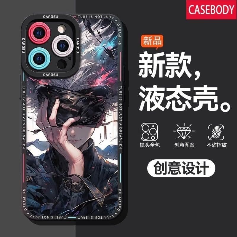 Capa de telefone 16Promax adequada para 15plus inovadora 14 resistente a choques 13 desenhos animados 12 mulheres