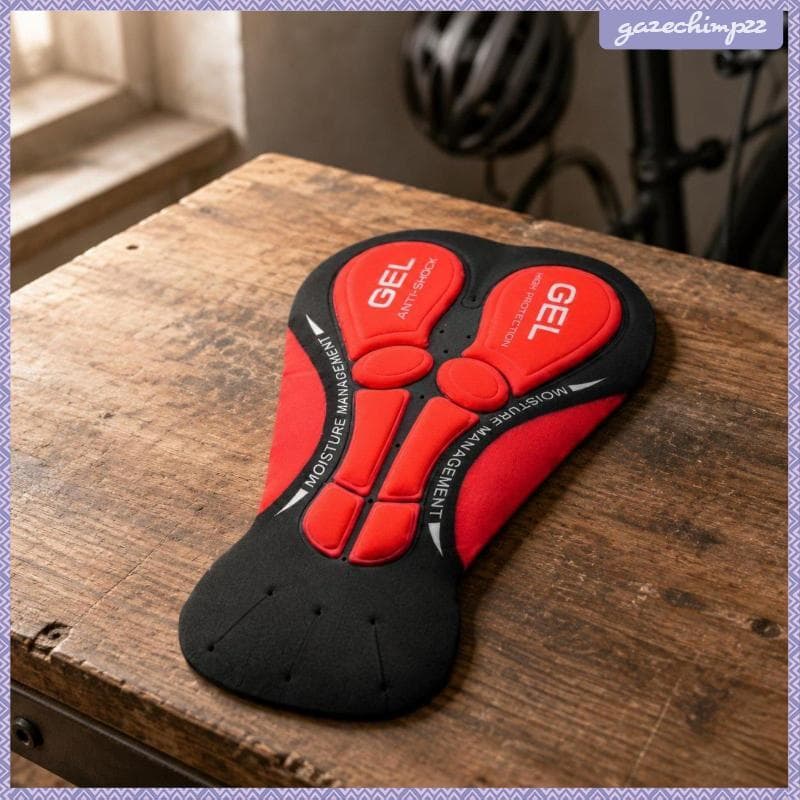 [Gazechimp] Almofada De Selim Para Bicicleta , Espuma De Memória Espessada , Gel Acolchoado , Capa De Assento Confortáve