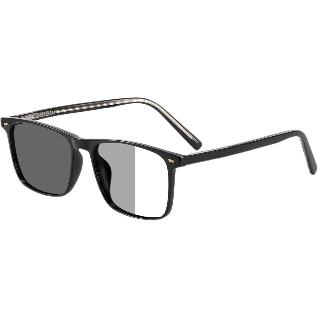 Óculos de Sol Fotocromáticos Quadrados para Homens, Óculos de Sol para Dirigir com Proteção UV400, Óculos de Sol de Tran