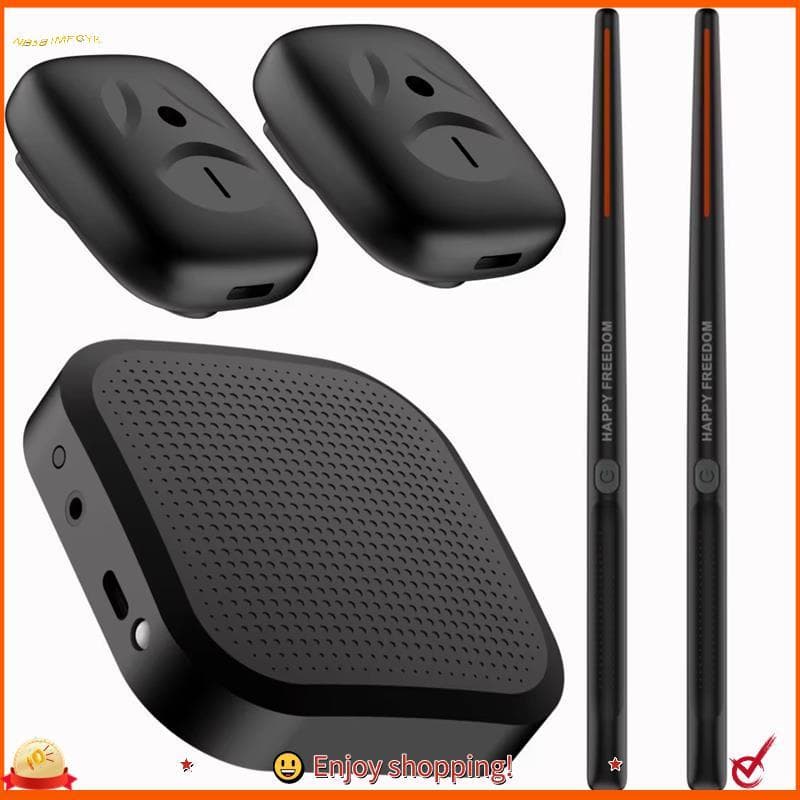 Conjunto De Bateria De Ar Eletrônica Portátil chuanhai0-Baquetas E Pedais Virtuais , Ideal Para Iniciantes , Crianças Ad