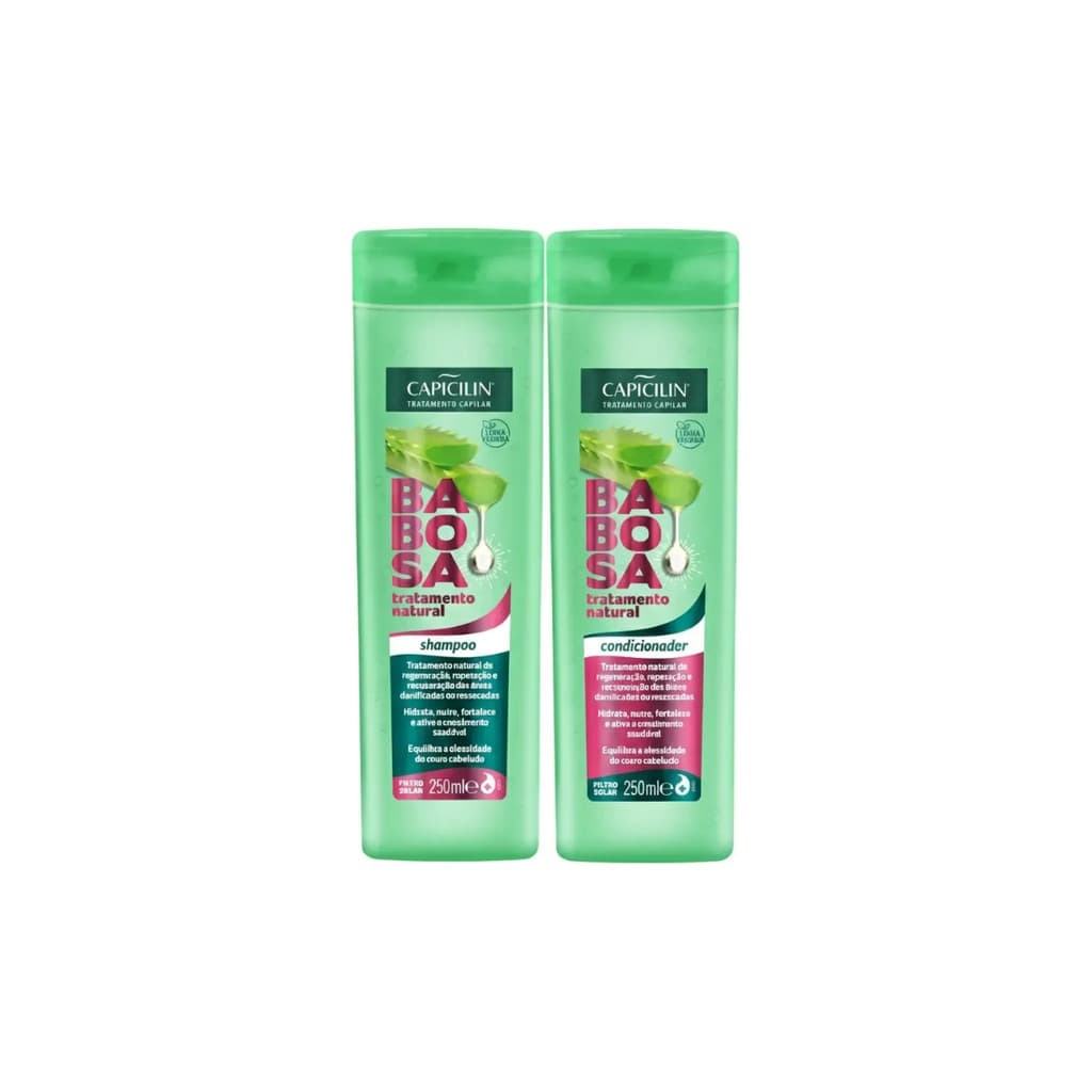 SHAMPOO  E CONDICIONADOR BABOSA CAPICILIN