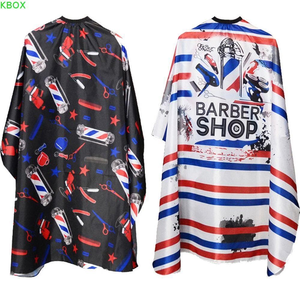 KBOX Vestido De Cabeleireiro , Capa Antiestática De Corte De Cabelo Profissional , Aventais Retrô De Barbeiro Para Salão