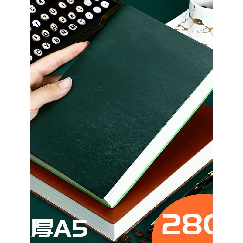 Bloco de notas A5 simples Trabalho grosso Caderno literário Alunos universitários Caderno de leitura requintado ins Manu