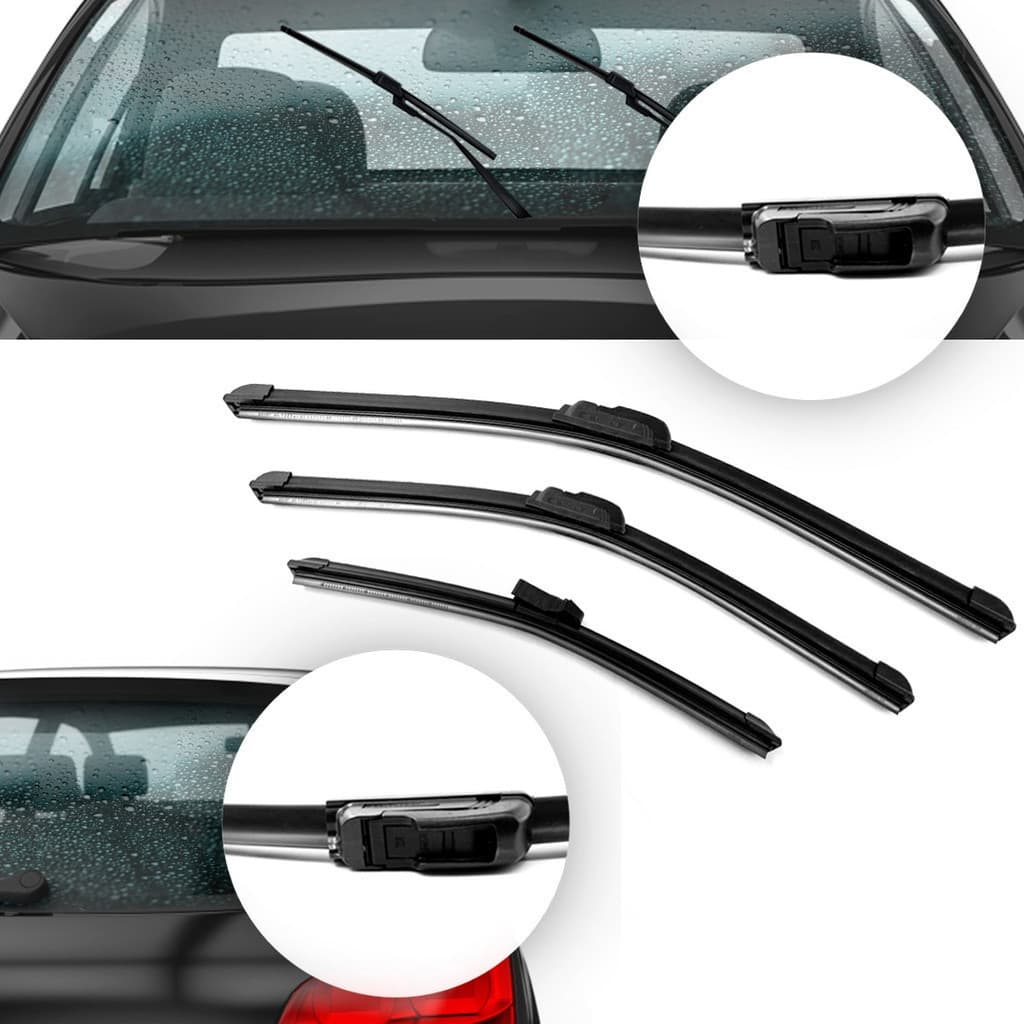 Kit Limpador Para-brisas Celta Dianteiro + Traseiro 2010/...