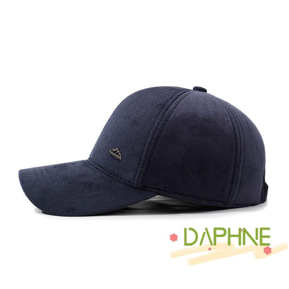 Boné de Beisebol DAPHNE com Protetores de Orelha para Aquecimento, Boné de Inverno Masculino, Boné Casual Estilo Aviador