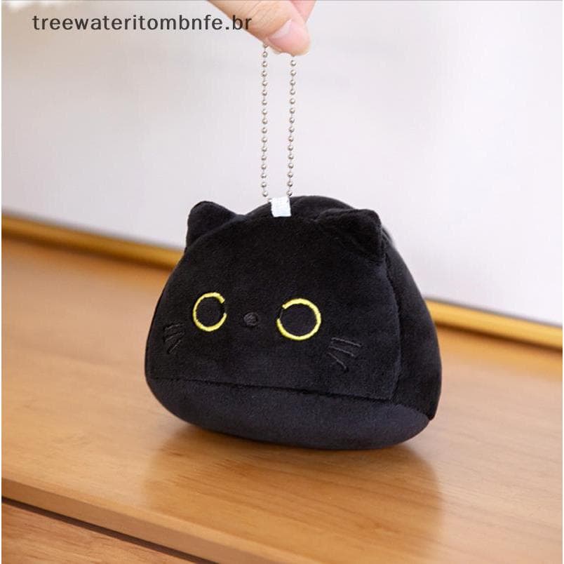Kawaii Bla Gato Sobre Boneca De Pelúcia Brinquedos Chaveiro Bonito Presentes De Alta Qualidade Para Meninos Meninas Amig