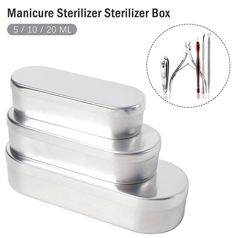 RGN Manicure Esterilizador Caixa Bandeja De Ferramentas Do Prego Recipiente Resistente De Alta Temperatura NW