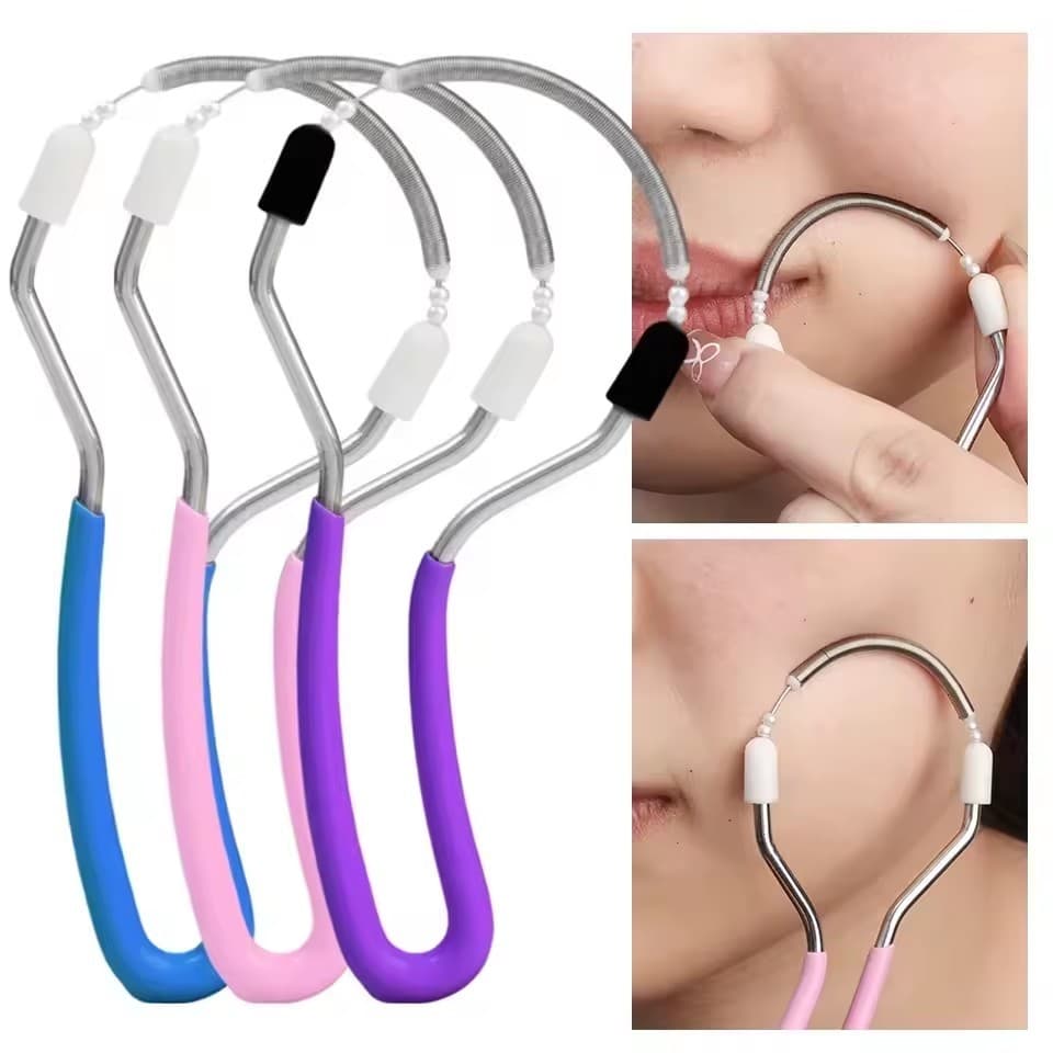 1/2/4 Unidades Depilador Facial Cabelo Fino Fetal Manual Primavera Remoção De Pêlos Faciais Indolor Remover Indesejados