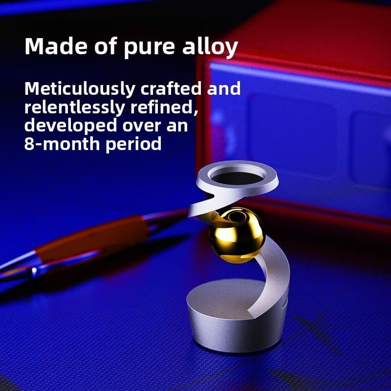 Brinquedo de mesa com suspensão antigravidade totalmente metálica, rotação magnética, escritório adulto, EDC, relaxament